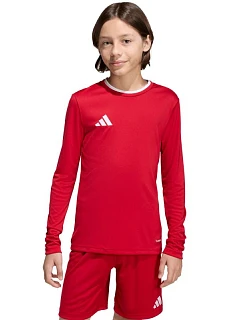 Adidas Entrada 26 dětské tričko s dlouhým rukávem červené KF5878