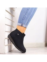 Černé zateplené dámské boty Rieker W 98251-00 dámské