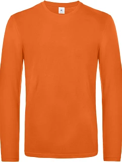 B&C #E190 LSL Tričko s dlouhým rukávem z těžké bavlny 01.007T urban orange