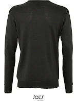 SOL'S Galaxy Men Pánský svetr s výstřihem do V 25.9500 black