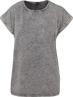 Build your Brand BY 053 Dámské tričko "Acid Wash" 56.0053 grey black