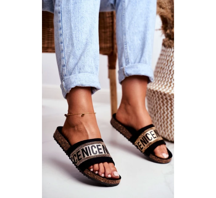 Nazouváky Na Korkové Podrážce Se Zirkony Be model 21536472 - EVENTO