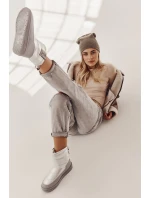 Dámské Sněhule Big Star model 21561942 Stříbrné - Big Star Shoes Dámské Sněhule Big Star model 21561942 Stříbrné - Big Star Shoes