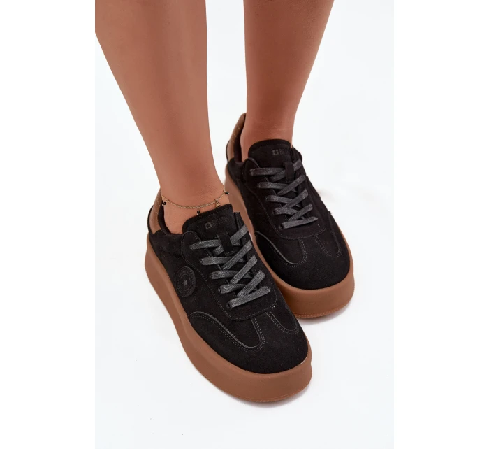 Dámské tenisky na platformě Big Star - černé Dámské tenisky na platformě Big Star - černé