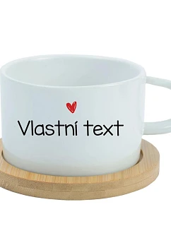 Vlastní text na keramický hrníček "MAKRONKA"