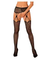 Nádherné punčochy S821 garter stockings - Obsessive