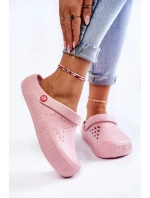 Dámské světlé pantofle Big Star model 21593796 Růžové - Big Star Shoes Dámské světlé pantofle Big Star model 21593796 Růžové - Big Star Shoes