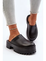 Dámské žabky na masivní podešvi Big Star NN274014 Černé Dámské žabky na masivní podešvi Big Star NN274014 Černé