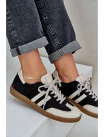 model 21684270 Kožené Nízké Tenisky Dámské Černé - Zazoo model 21684270 Kožené Nízké Tenisky Dámské Černé - Zazoo