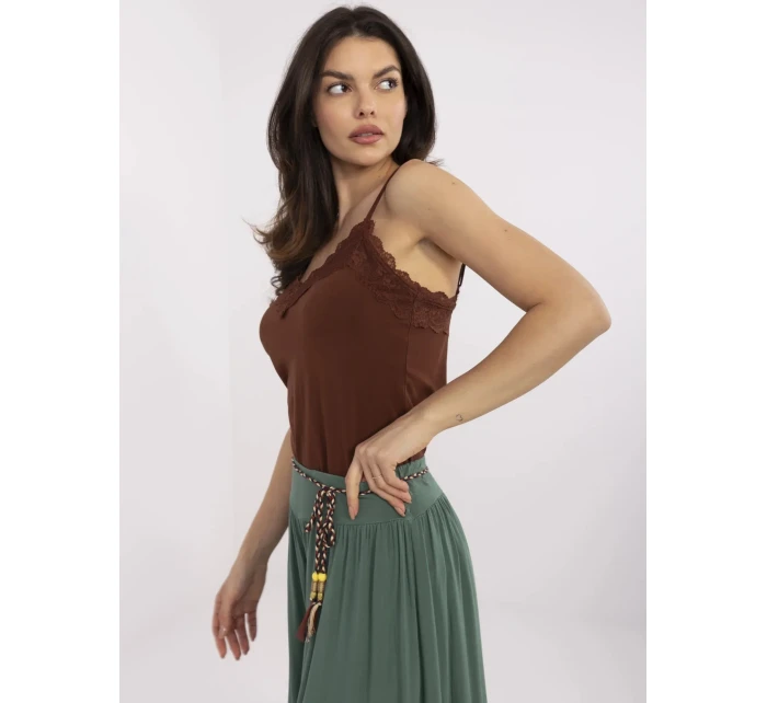 Horní díl model 20969231 tmavě hnědý - FPrice Horní díl model 20969231 tmavě hnědý - FPrice