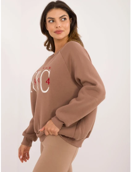 Mikina EM BL 857.88 hnědá Mikina EM BL 857.88 hnědá