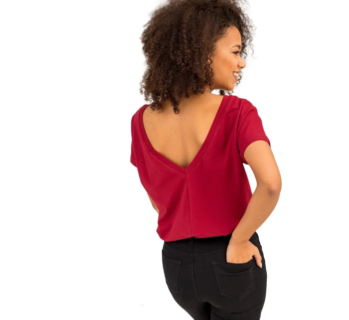 Tričko RV TS 4662.86 kaštanová