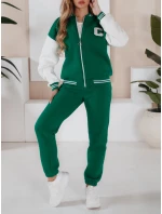 Dámská zelená tepláková souprava CELIA FashionStreet AY0772