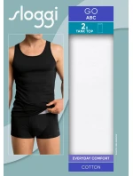 sloggi men GO ABC 2.0 Tank Top 2P - WHITE - SLOGGI WHITE - SLOGGI
