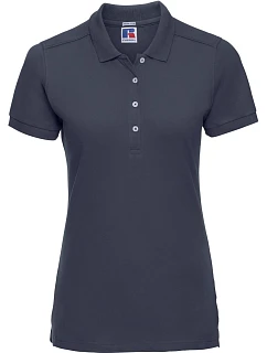 Dámské elastické piqué polo 10. french navy model 22473855 - Russell Athletic