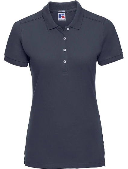 Russell Athletic 566F Dámské elastické piqué polo 10.566F french navy Russell Athletic 566F Dámské elastické piqué polo 10.566F french navy