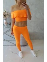 Sada s volánky oranžová neonová Sada s volánky oranžová neonová