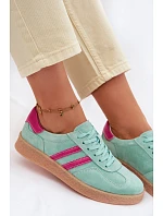 Dámské kožené semišové tenisky model 22101263 - S.Barski