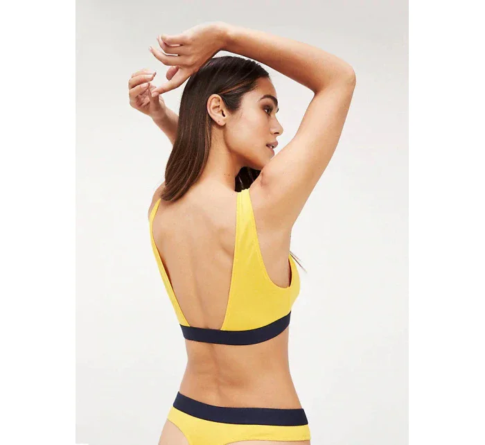 Sportovní podprsenka UW0UW01579-706 žlutá - Tommy Hilfiger