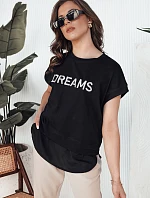Dámské tričko DREAMY černé FashionStreet RY2523