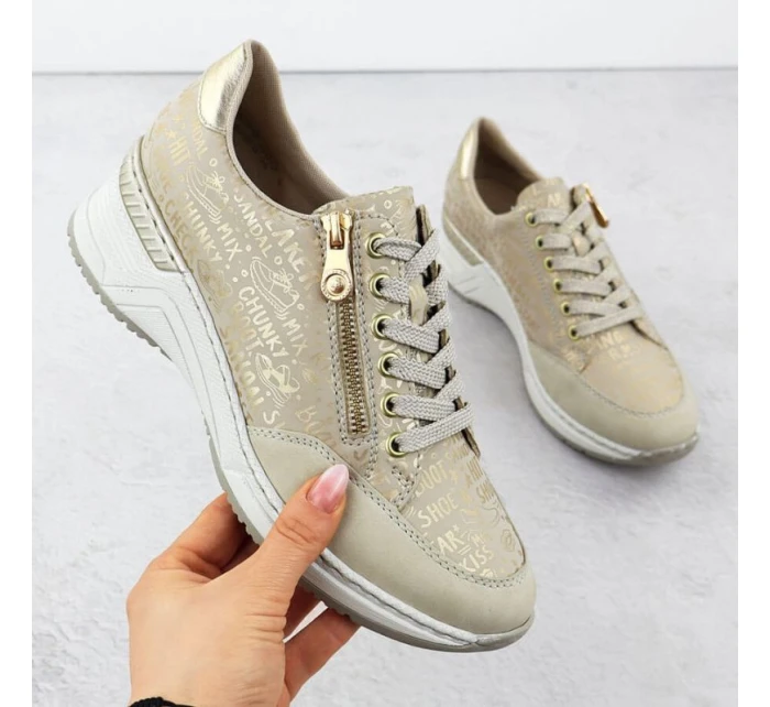 Rieker W N4316 RKR760 tenisky na podpatku