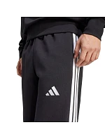 Pánské kalhoty Essentials Stripes Fleece Wide Leg černé model 22059898 - ADIDAS