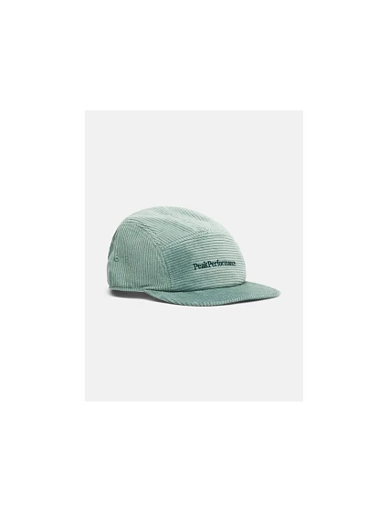 Čepice PEAK PERFORMANCE Cord Cap, zelená barva