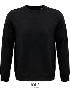 SOL'S Comet Unisex mikina z bio bavlny 25.3574 black