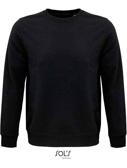 SOL'S Comet Unisex mikina z bio bavlny 25.3574 black SOL'S Comet Unisex mikina z bio bavlny 25.3574 black