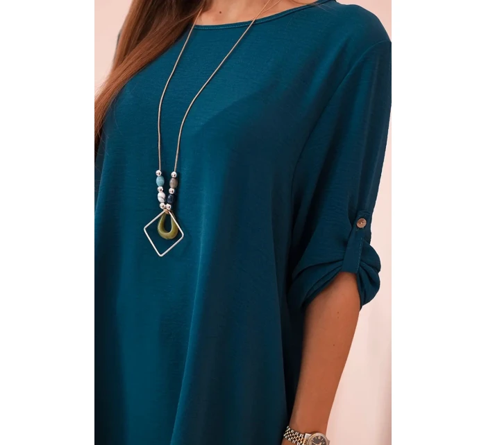 Sada halenky + kalhot s přívěskem námořní