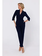 M751 Kombinéza se šálovým límcem - tmavě modrá