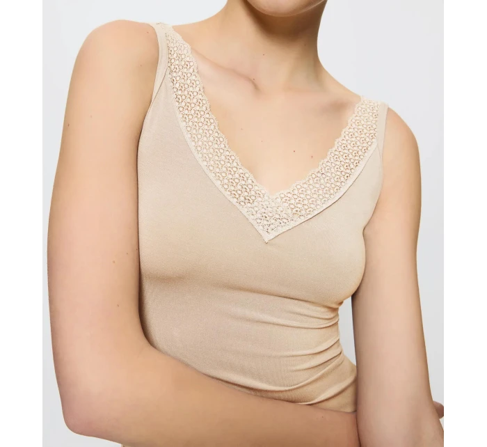 Feel of Modal Tank Top - YELLOW - TRIUMPH YELLOW - TRIUMPH