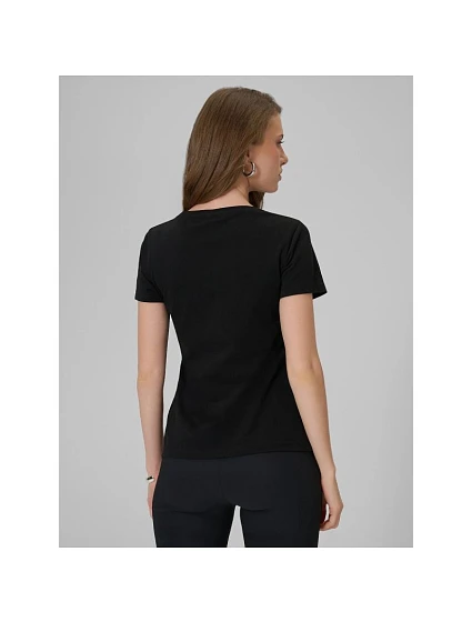 Dámské hladké tričko slim model 22171773 dámské - 4F