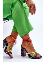 Módní sandály na vysokém podpatku Vícebarevné model 21613427 - Boto Módní sandály na vysokém podpatku Vícebarevné model 21613427 - Boto