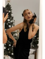 Podpatky s mašlí a krystaly Černé model 21788285 - Boto Podpatky s mašlí a krystaly Černé model 21788285 - Boto