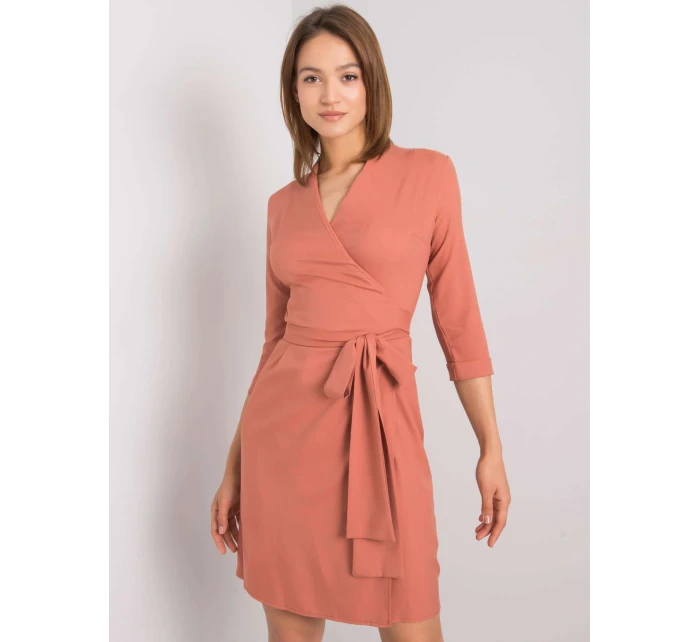 Šaty LK SK 507665.17P tmavě oranžová