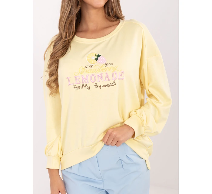 RV BL mikina A1218.11P světle žlutá