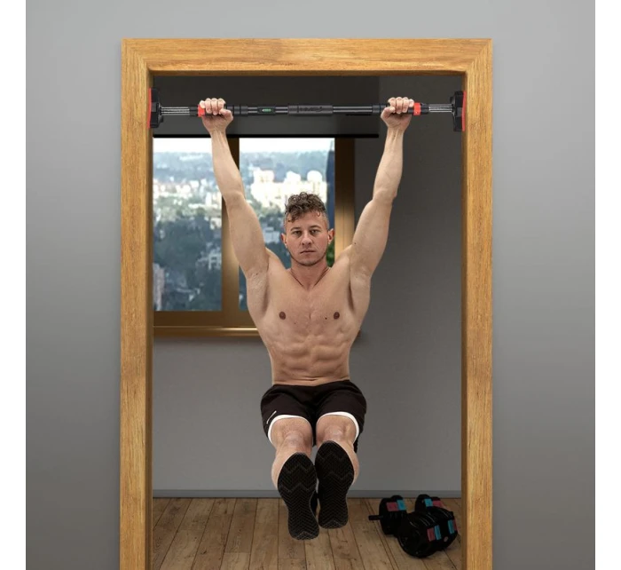 Posilovací tyč HMS DD401 s rovnou šířkou 98-133 cm Posilovací tyč HMS DD401 s rovnou šířkou 98-133 cm