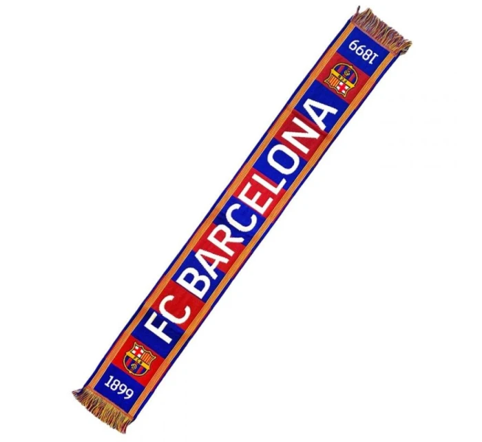 Pletená fanouškovská šála FC Barcelona N27 5004BUT27