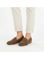 Ažurové semišové boty lord hnědé Potocki SZ12585 Ažurové semišové boty lord hnědé Potocki SZ12585