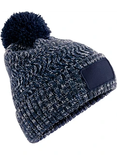 B Pletená čepice s bambulí 53.0 steel blue model 22469585 - Beechfield