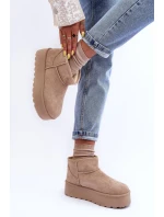 Kůže Boty Na Platformě Bežové model 21630209 - Boto Kůže Boty Na Platformě Bežové model 21630209 - Boto