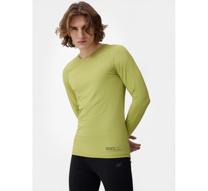 Pánské běžecké rychleschnoucí tričko 4FSS23TFLOM078-41S zelené - 4F