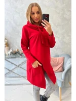 Tunika nadměrné velikosti model 20892368 červená - Kesi