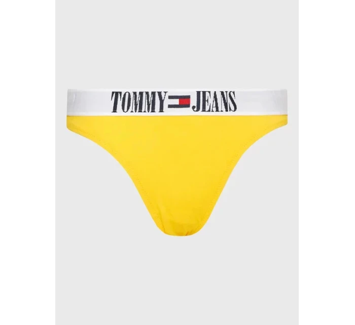 Dámské kalhotky Tommy Jeans UW0UW04208-ZGQ žluté - Tommy Hilfiger