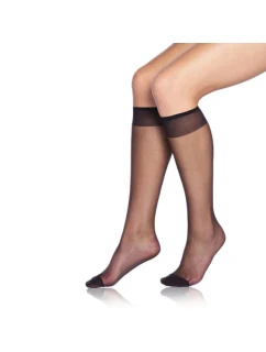 Dámské silonkové podkolenky FLY 15 den Černá - Bellinda