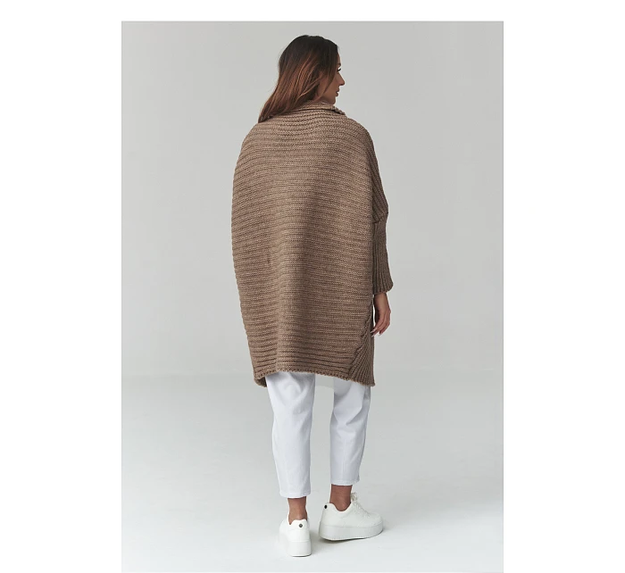 Svetr na zapínání  model 226877 Makadamia