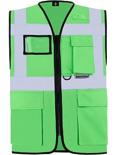– Multifunkční vesta 76. neon green model 22503021 - Korntex