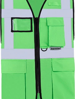 Korntex KXMF – Berlin Multifunkční vesta 76.KXMF neon green