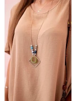 Oversized halenka s přívěskem světlý velbloud Oversized halenka s přívěskem světlý velbloud